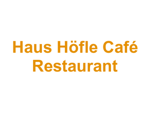 Haus Höfle Café Restaurant Logo