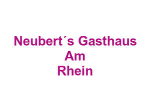Neubert´s Gasthaus Am Rhein Logo