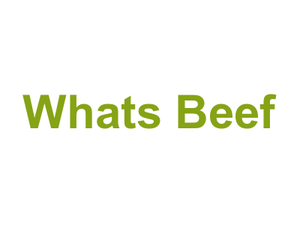 What's Beef Logo