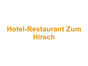 Hotel-Restaurant Zum Hirsch Logo