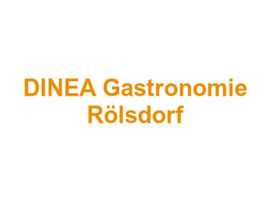 DINEA Gastronomie Rölsdorf Logo