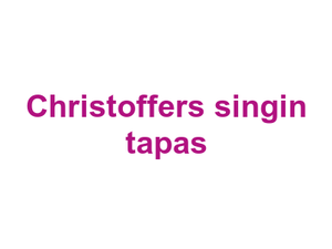 Christoffer's singin tapas Logo