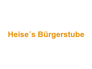 Heise´s Bürgerstube Logo