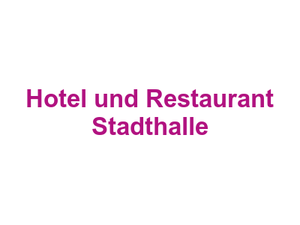 Hotel und Restaurant Stadthalle Logo