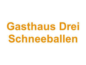Gasthaus "Drei Schneeballen" Logo