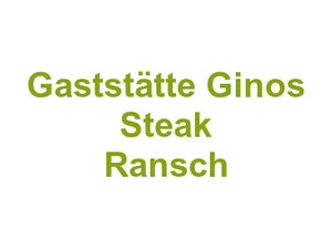 Gaststätte Ginos Steak Ransch Logo