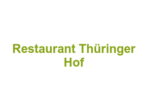 Restaurant Thüringer Hof Logo