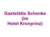 Gaststätte Schenke (im Hotel Kronprinz) Logo