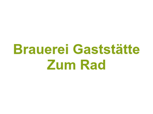 Brauerei Gaststätte Zum Rad Logo
