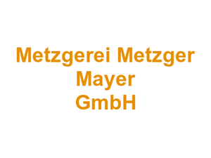 Metzgerei Metzger Mayer GmbH Logo