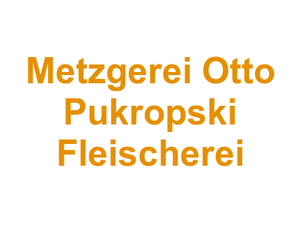 Metzgerei Otto Pukropski Fleischerei Logo