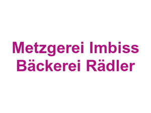 Metzgerei Imbiss Bäckerei Rädler Logo