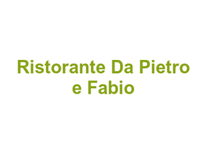 Ristorante Da Pietro e Fabio Logo