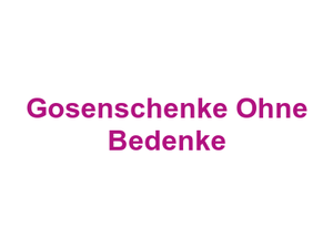 Gosenschenke Ohne Bedenke Logo