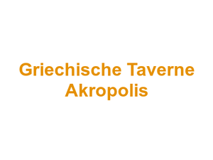 Griechische Taverne Akropolis Logo