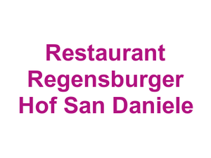 Restaurant Regensburger Hof San Daniele Logo