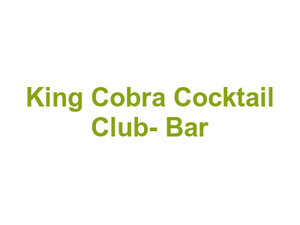 King Cobra Cocktail Club- Bar Logo