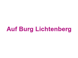 Auf Burg Lichtenberg Logo