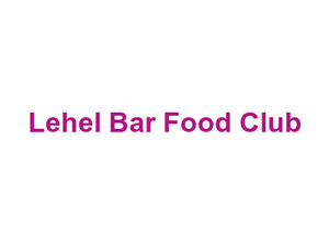Lehel Bar Food Club Logo