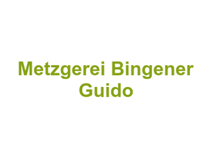 Metzgerei Bingener Guido Logo