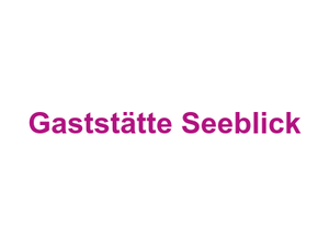 Gaststätte Seeblick Logo