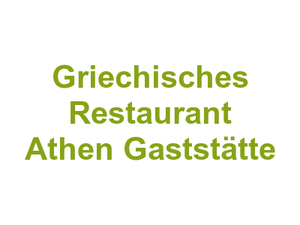 Griechisches Restaurant Athen Gaststätte Logo