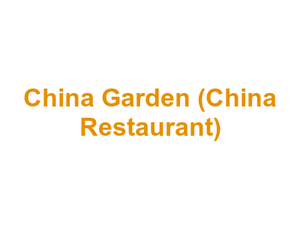 China Garden (China Restaurant) Logo