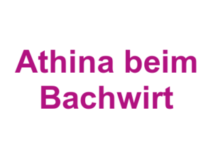 Griechische Taverne "Athina" beim Bachwirt Logo