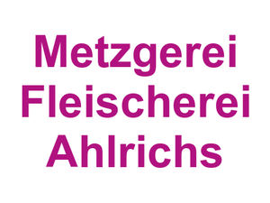 Metzgerei Fleischerei Ahlrichs Logo