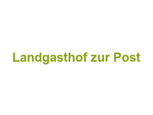 Landgasthof zur Post Logo