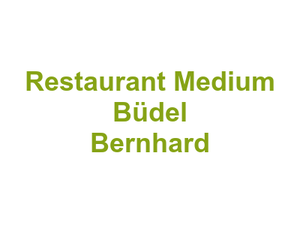 Restaurant Medium Büdel Bernhard Logo