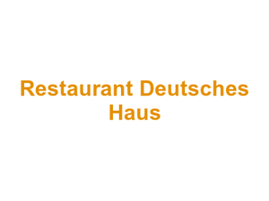 Restaurant Deutsches Haus Logo