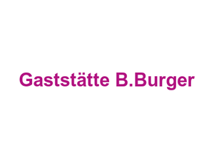 Gaststätte B.Burger Logo