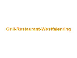 Grill-Restaurant-Westfalenring Logo