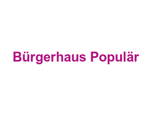 Bürgerhaus Populär Logo