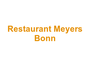 Restaurant Meyer's Bonn Logo