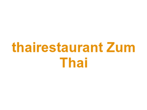 thairestaurant Zum Thai Logo