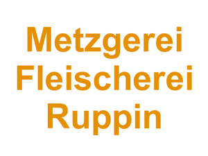 Metzgerei Fleischerei Ruppin Logo