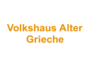 Volkshaus Alter Grieche Logo