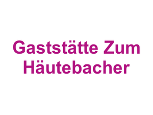 Gaststätte Zum Häutebacher Logo