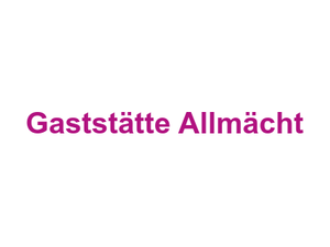 Gaststätte Allmächt Logo