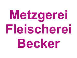 Metzgerei Fleischerei Becker Logo