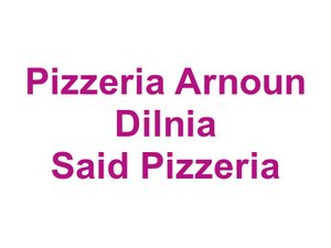 Pizzeria Arnoun Dilnia Said Pizzeria Logo