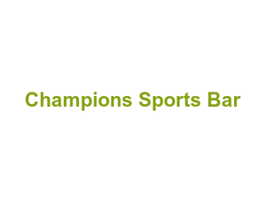Champions Sports Bar Logo