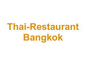 Thai-Restaurant Bangkok Logo
