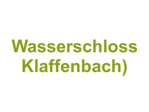 Gewölberestaurant (im Wasserschloss Klaffenbach) Logo