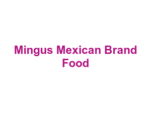 Mingus Mexican Brand Food Logo