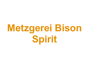 Metzgerei Bison Spirit Logo