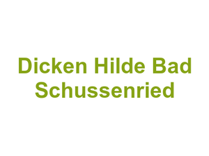 Dicken Hilde Bad Schussenried Logo
