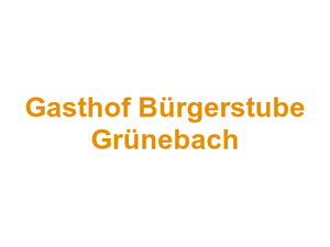 Gasthof Bürgerstube Grünebach Logo
